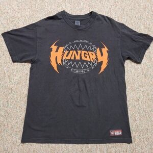 WWE Shirt Mens Large Black Ryback Hungry Big Logo Graphic Wrestling Sport
